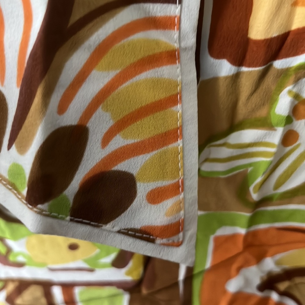 Bob Mackie in excellent condition silk button up tropical bohemian shirt - Picture 5 of 6